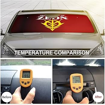 Amazon.co.jp: ネオ ジオンガンダム 車用 サンシェード 簡単着脱 吸盤
