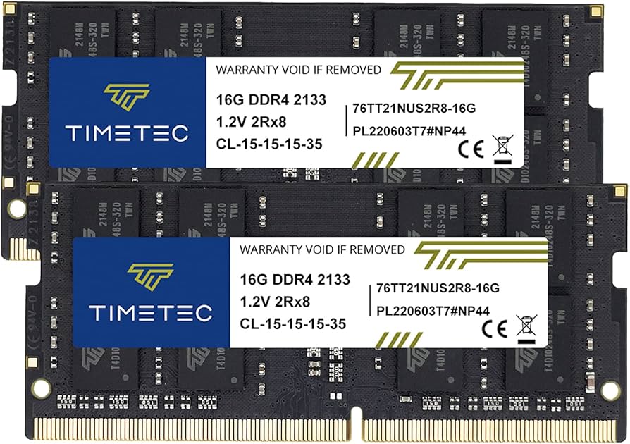 Timetec 32GB KIT(2x16GB) DDR4 2133MHz PC4-17000 Non-ECC Unbuffered