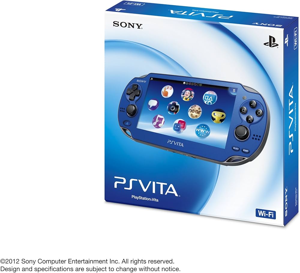 Amazon.com: PlayStation Vita, WiFi Sapphire Blue, Japanese Version