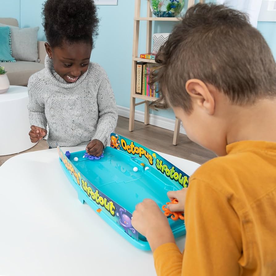 Octopus Shootout, Fun and Wacky Tabletop Hockey Game, for Kids