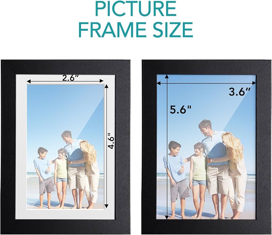 Amazon.co.jp: TWING 4x6インチ写真フレーム、写真3x5(マット付き