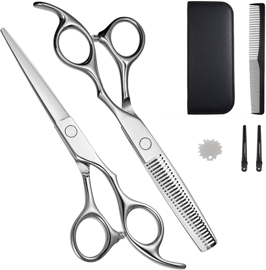 Amazon | Sopplea 散髪セット 散髪用ハサミ すきバサミ カットはさみ
