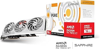 Amazon | Sapphire Pure AMD Radeon RX 7800 XT Gaming OC 16GB GDDR6