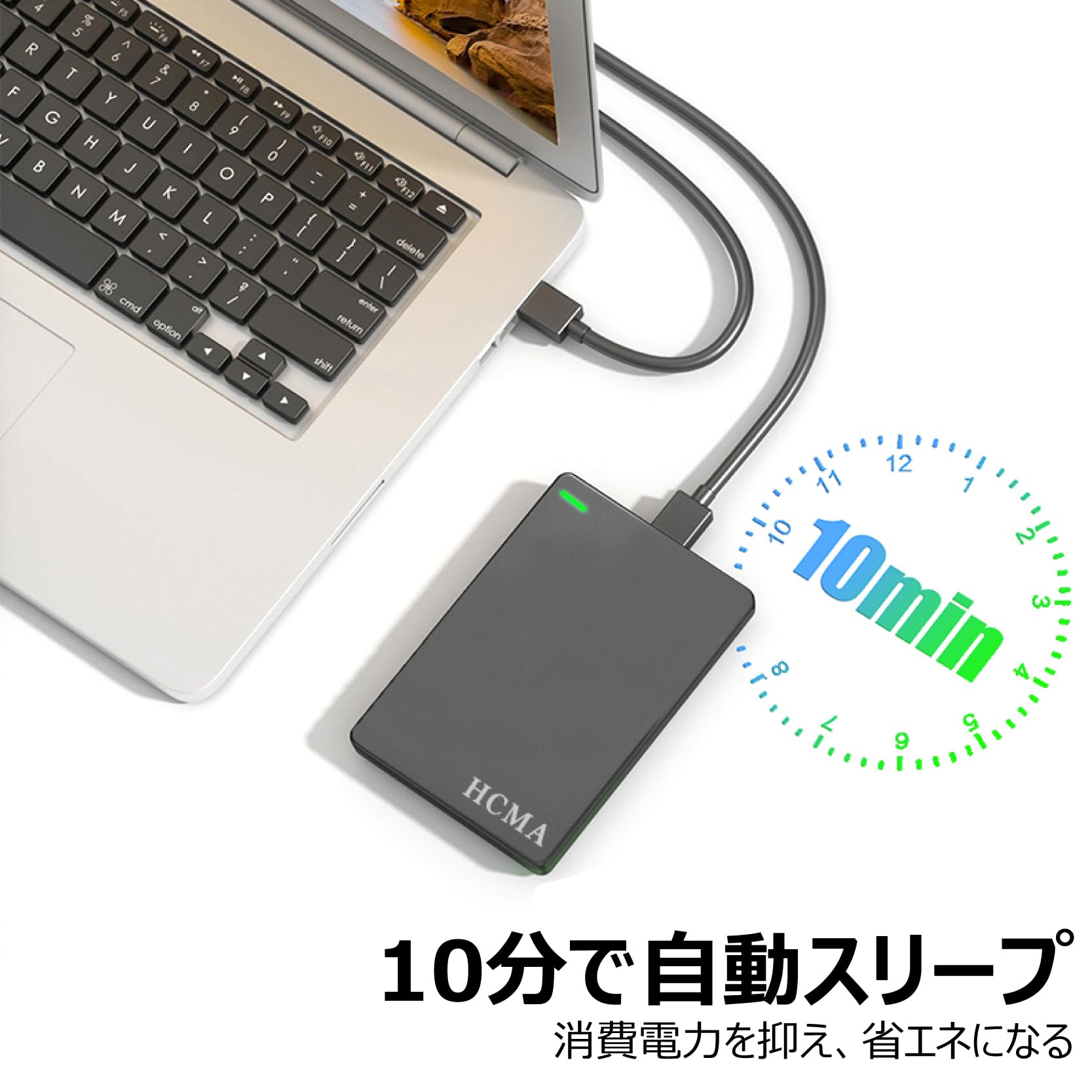 Amazon | 【Amazon.co.jp 限定】HCMA 外付けHDD 外付けハードディスク
