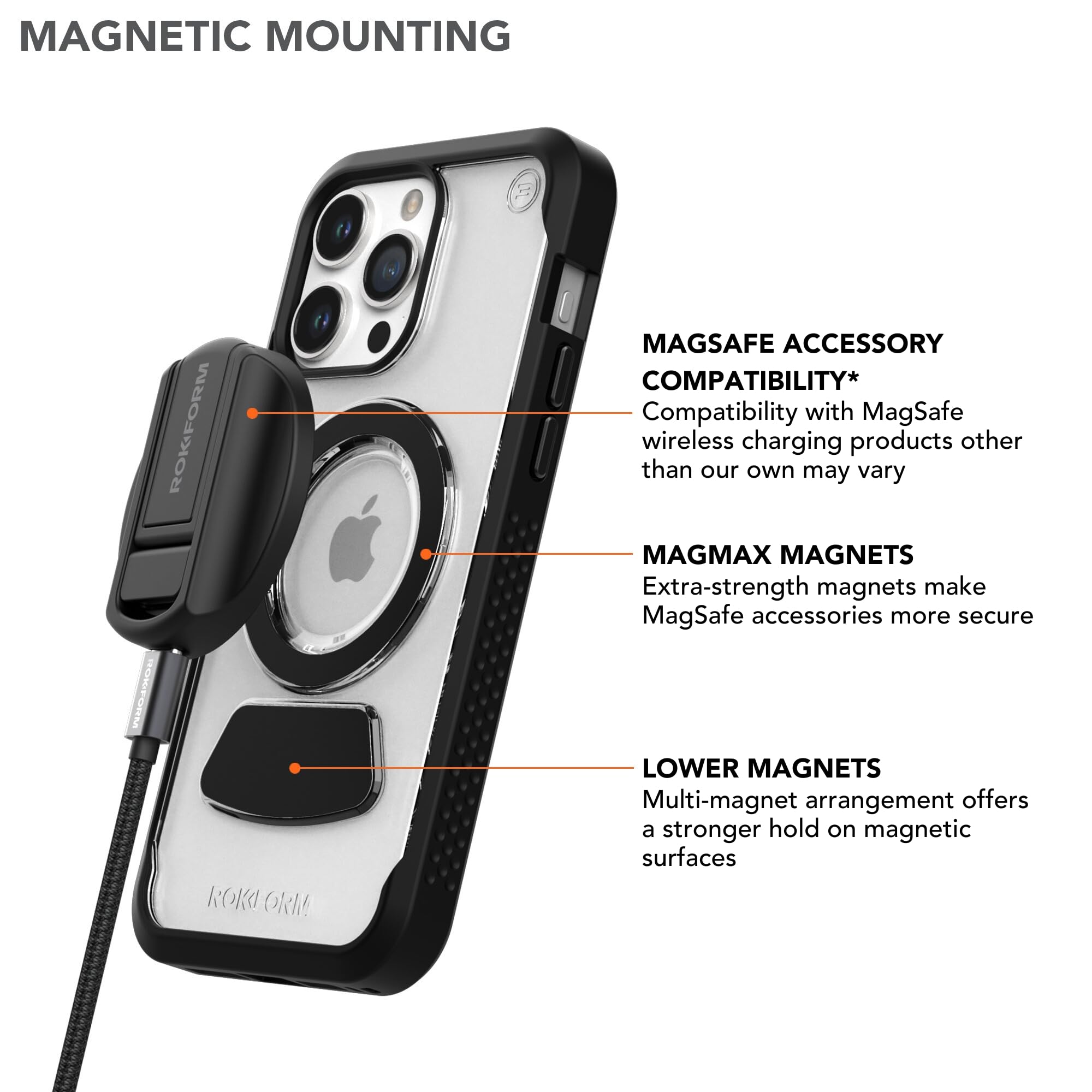 Amazon.com: Rokform - iPhone 15 Pro Max Case, Clear Eagle 3 Series