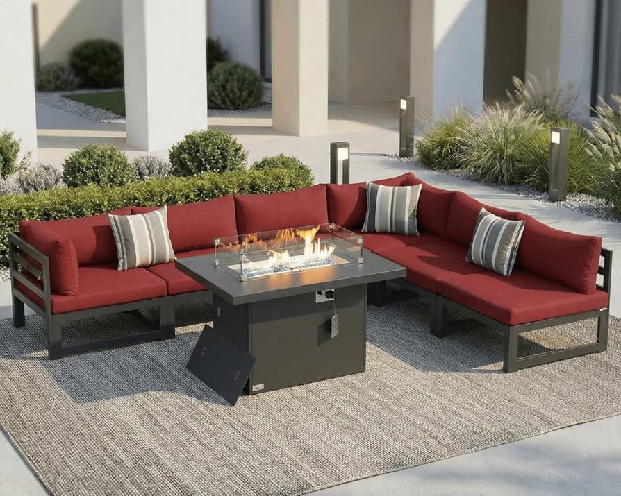 Amazon.com: NICESOUL 6 Person Oversized Modular Aluminum Outdoor