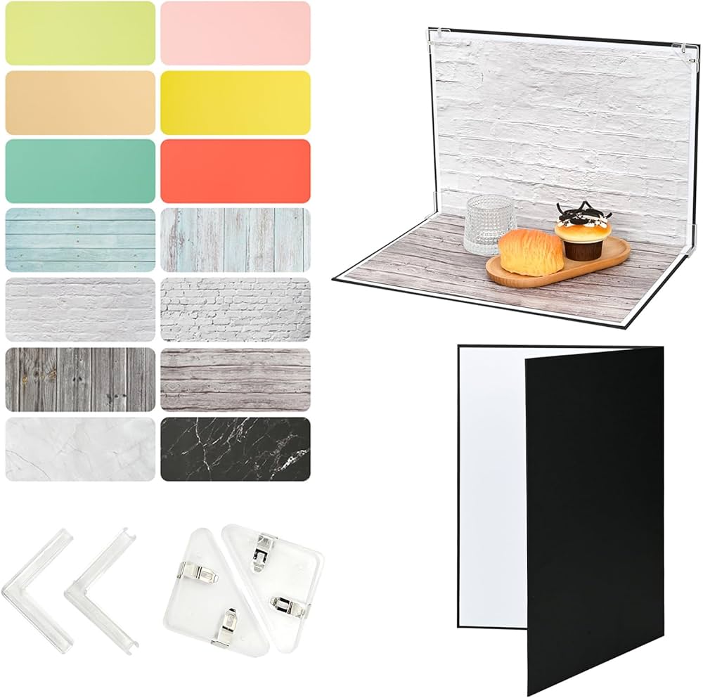 Amazon.co.jp: ohbien 撮影用背景シート 背景紙＋反射板 セット