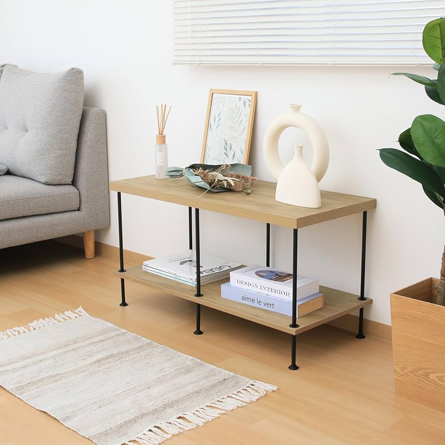 Amazon｜不二貿易 テレビ台 オープンラック 幅90×奥行40×高さ48cm