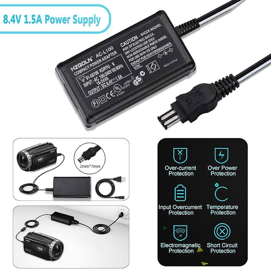 Amazon.com : AC Power Adapter Charger and US Cable Compatible with