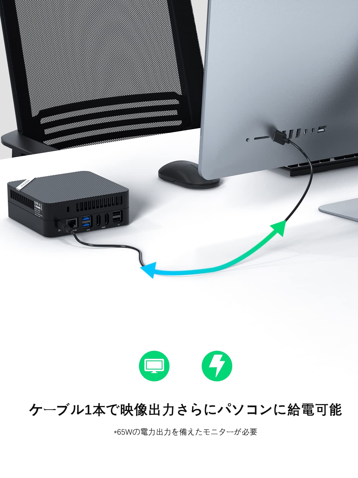 Amazon.co.jp: MINISFORUM UM700ミニPC AMD Ryzen 7 3750H 4C/8T