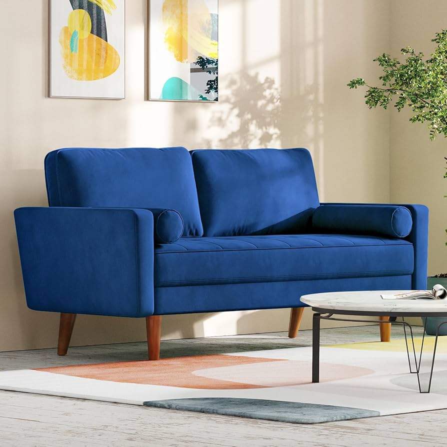 Amazon｜Vesgantti ソファ 2人掛け おしゃれ ベルベット 座り心地よい