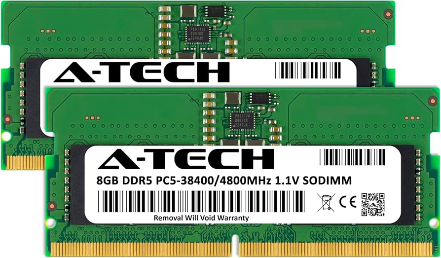Amazon.co.jp: A-Tech 16GB キット (2x8GB) DDR5 4800MHz PC5-38400
