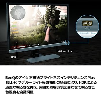 Amazon.co.jp: BenQ EL2870U 【ゲーミングモニター】 (27.9型/4K/HDR