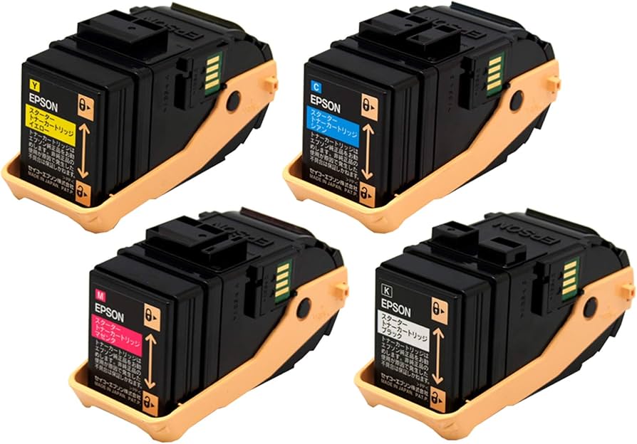 Amazon.co.jp: 【インク革命】 EPSON用 LPC3T33 リサイクルトナー 4色