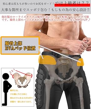 Amazon | ヒッププロテクター スノーボード 次世代型【寒さに強い特殊