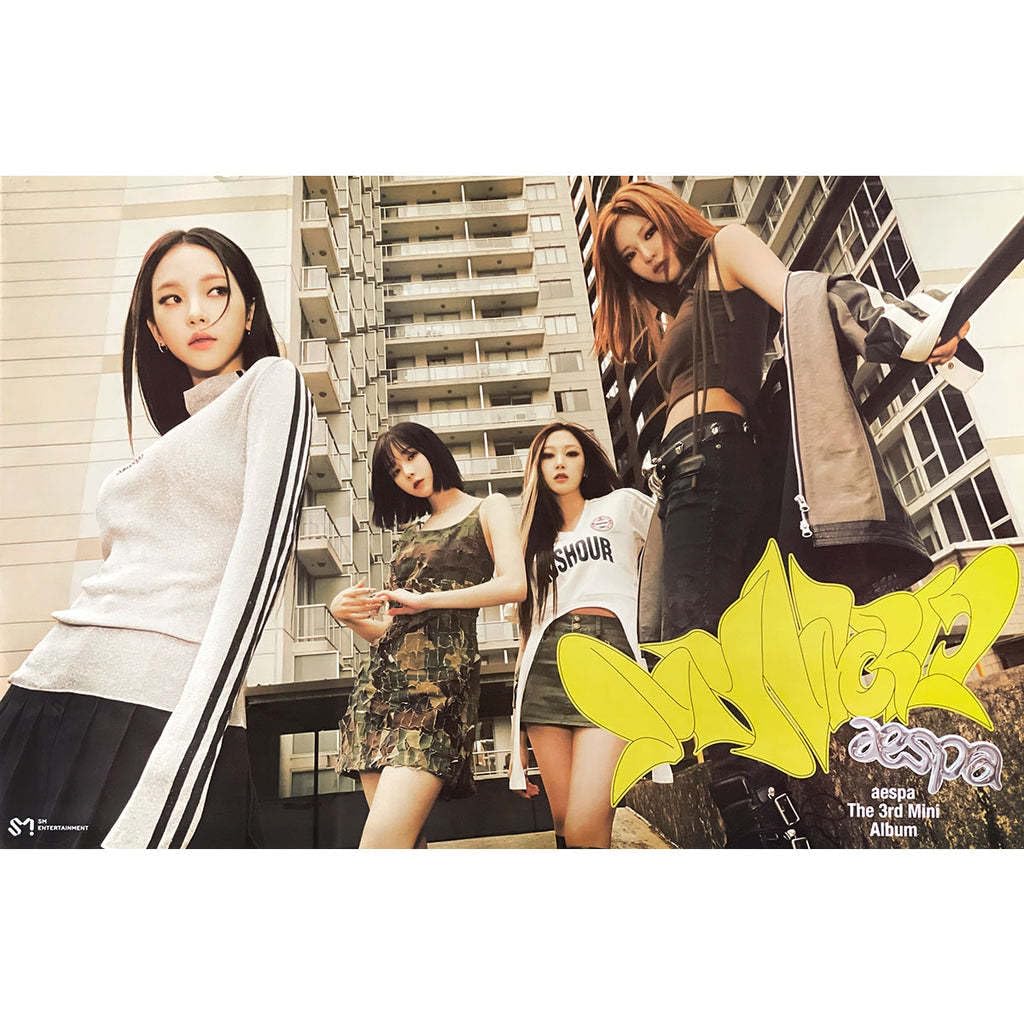 Amazon.co.jp: aespa エスパ 3ndミニアルバム My World Poster Ver