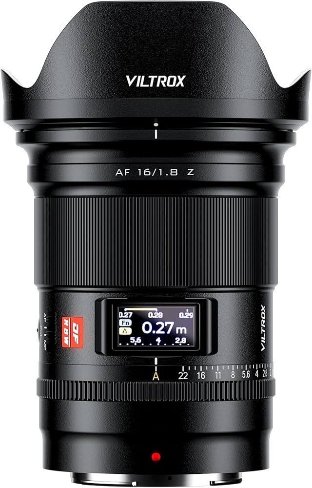 Amazon.com : VILTROX AF 16mm F1.8 Z Full Frame Lens for Nikon Z