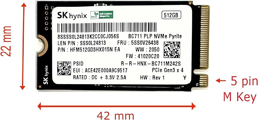 Amazon.com: Oemgenuine OEM SKHynixx 512GB M.2 PCI-e NVME Internal