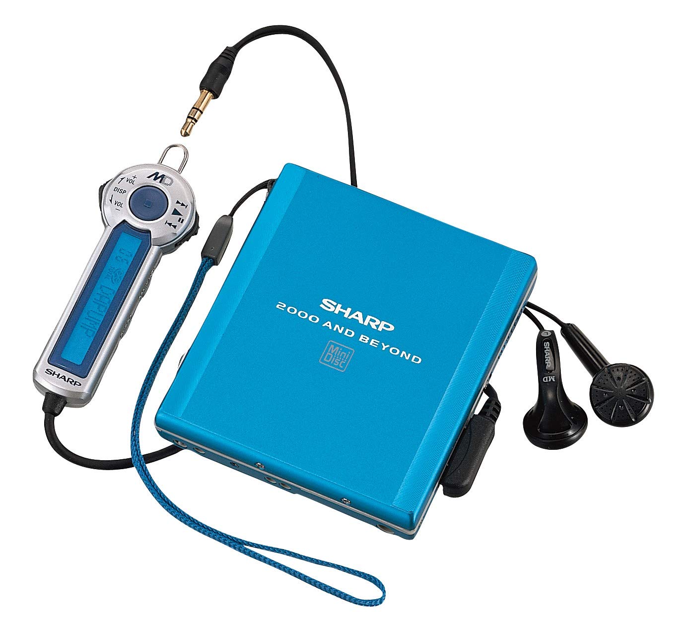 Amazon.co.jp: MD-ST531-A ブルー ポータブルMDプレーヤー（再生専用機