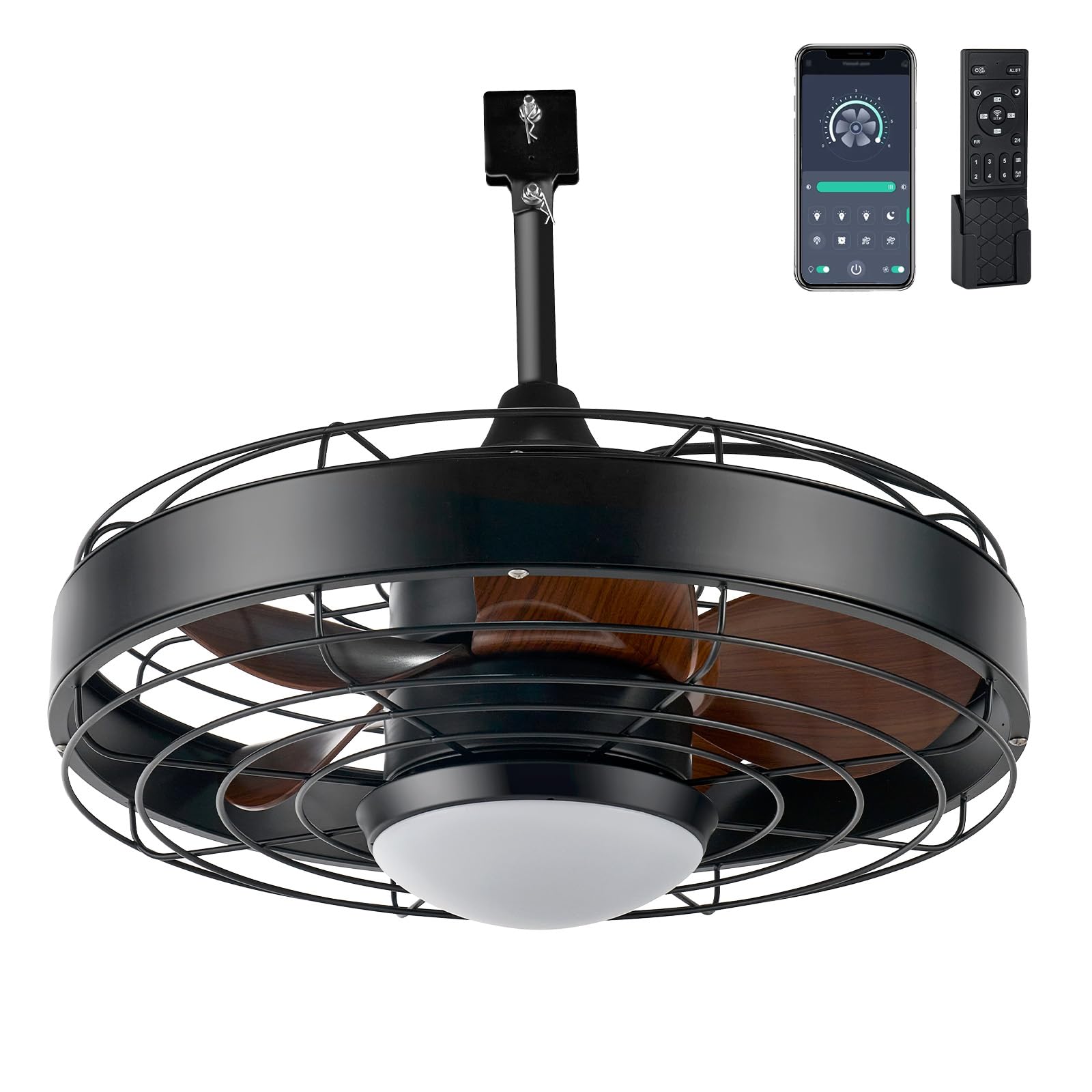 Aoxun 20 Inch Ceiling Fans, Waterproof Outdoor Ceiling Fans with