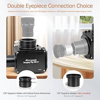 Amazon.com : Astromania 1.25 Inch Flip Mirror for Telescope