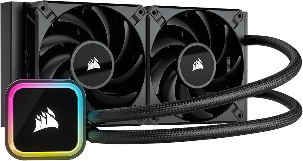 Amazon | CORSAIR iCUE H100i RGB ELITE 水冷式 CPU クーラー LCA