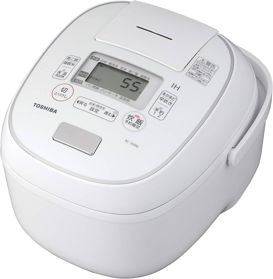 Amazon | 東芝 炊飯器 5.5合 IH式 鍛造釜 グランホワイト RC-10RM-W