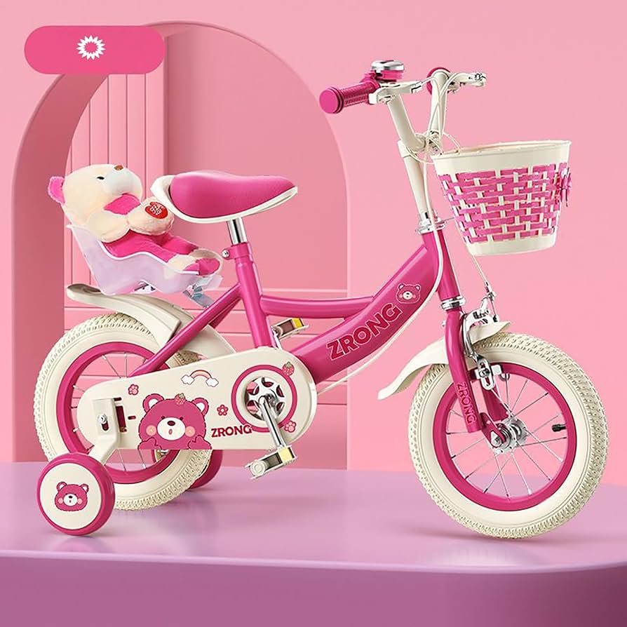 Amazon.co.jp: 子ども自転車 子供自転車女の子自転車ピンク12インチ14