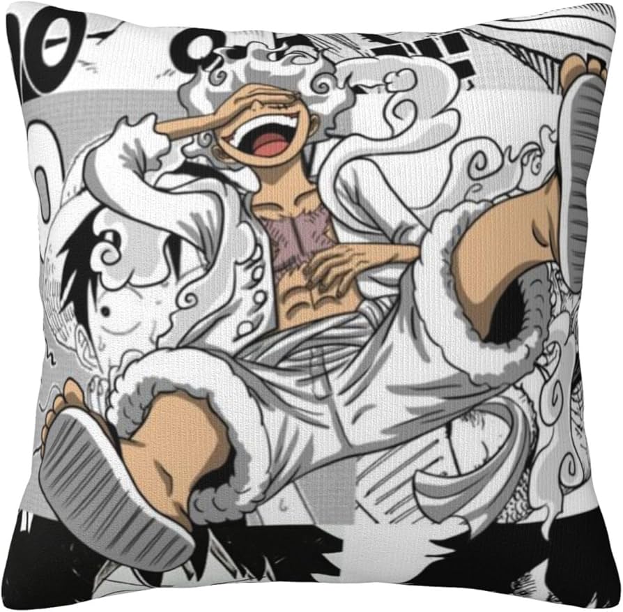 Amazon.co.jp: クッションカバー ワンピース ルフィ ギア5 (1) アニメ