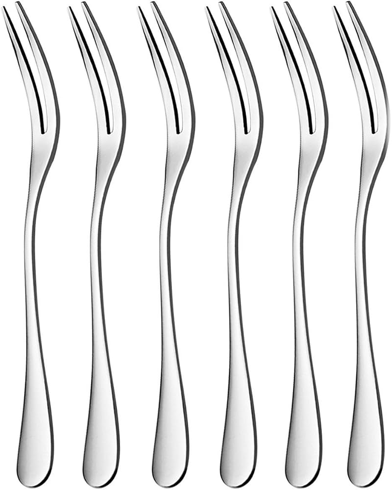 Amazon.co.jp: 6ピース ステンレススチール フルーツフォーク カクテル
