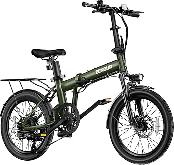 Amazon | EENOUR 電動自転車 C4 電動アシスト自転車 折りたたみ式 20