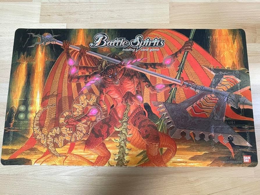 Amazon.co.jp: バトスピ プレイマット 焔竜魔人マグー 海外版 : おもちゃ