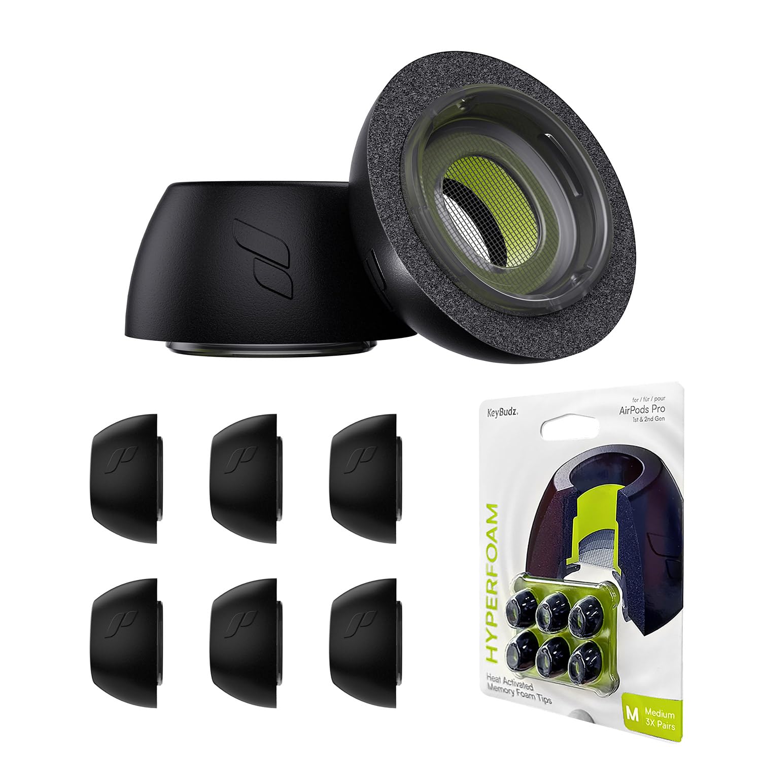 Amazon | KeyBudz AirPods Pro (第2世代 第1世代) 交換用 イヤーチップ