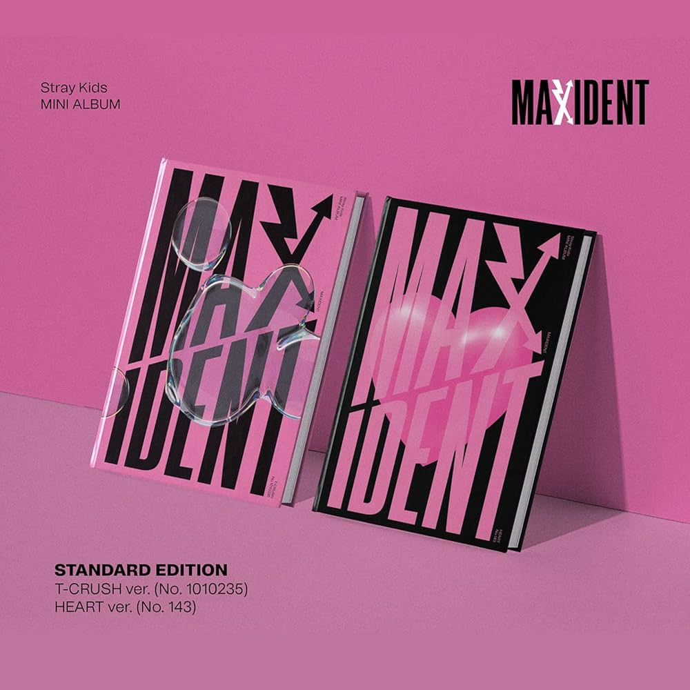 STRAY KIDS - Mini Album [MAXIDENT] (HEART Ver.) Photobook + CD-R +