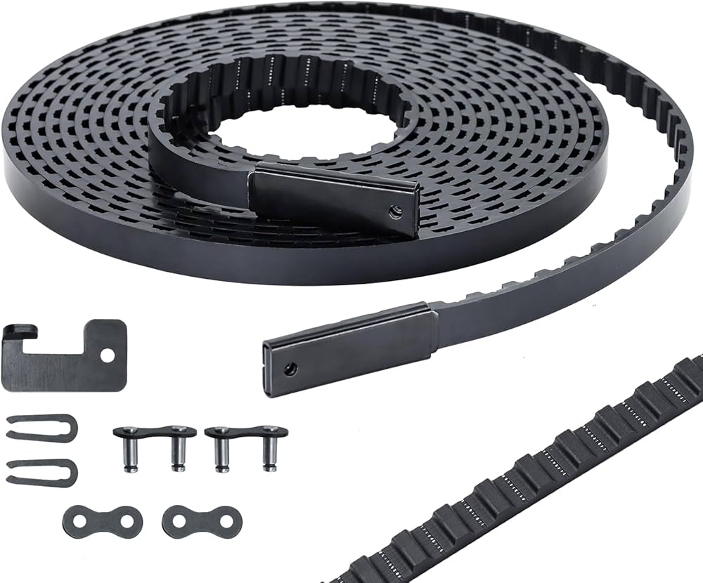41A3589-1 Garage Door Belt, 257'' Drive Belt 041A3589-1 for 8ft