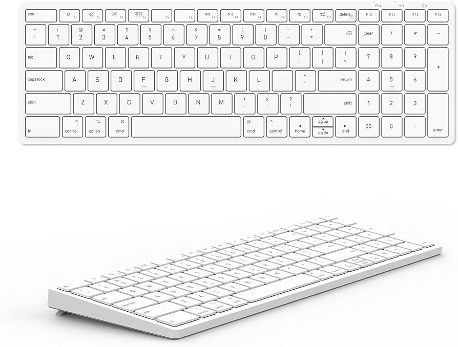 Amazon.com: Wireless Keyboard for Apple Mac OS, Compact Bluetooth