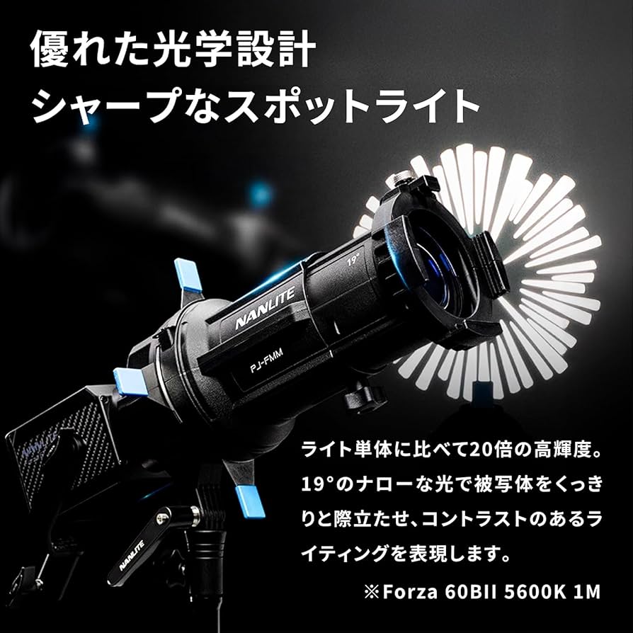 Amazon | NANLITE PJ-FMM-19プロジェクションアタッチメントマウント