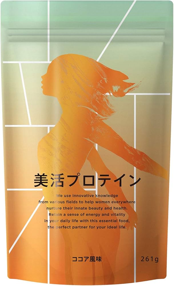 Amazon | 新日本製薬 美活プロテイン ココア風味 (261g / 約15回分