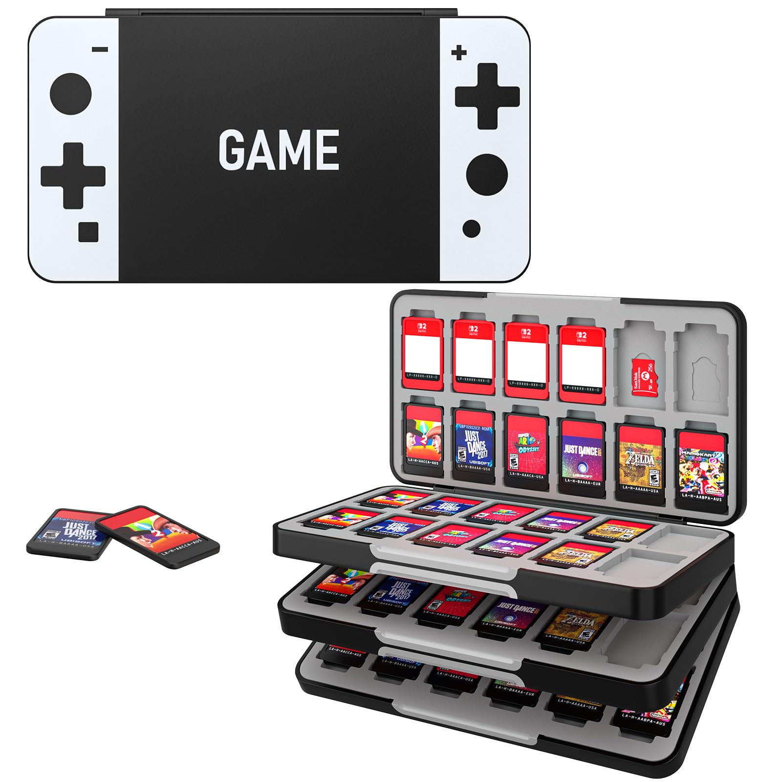 Amazon.co.jp: MoKo 72 ゲームカードケース Nintendo Switch OLED 2021