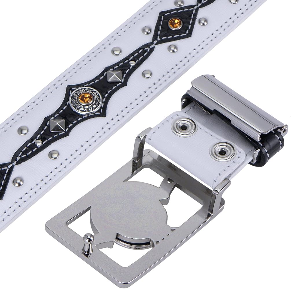 Amazon | （ベルトファクトリー） 本革ベルト ゴルフベルト マーカー付