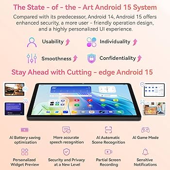 Amazon.com : Alphawolf Lpad2S Android 15 Tablet 10 inch,20GB (8+