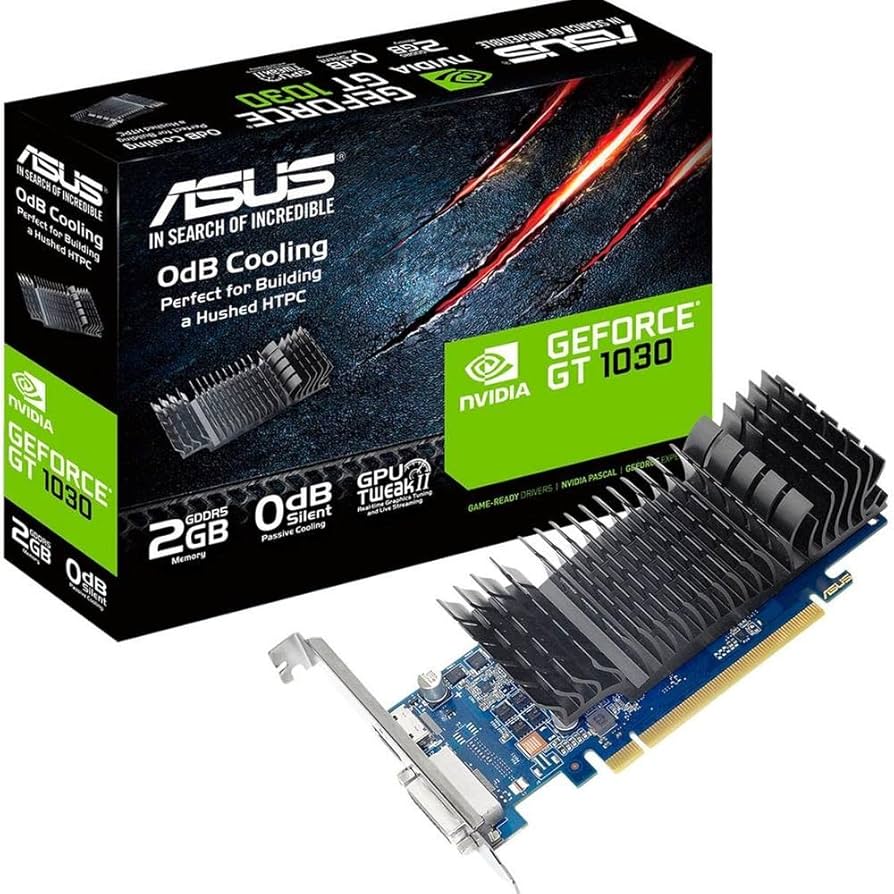 Amazon.com: ASUS GeForce GT 1030 2GB GDDR5 HDMI DVI Graphics Card