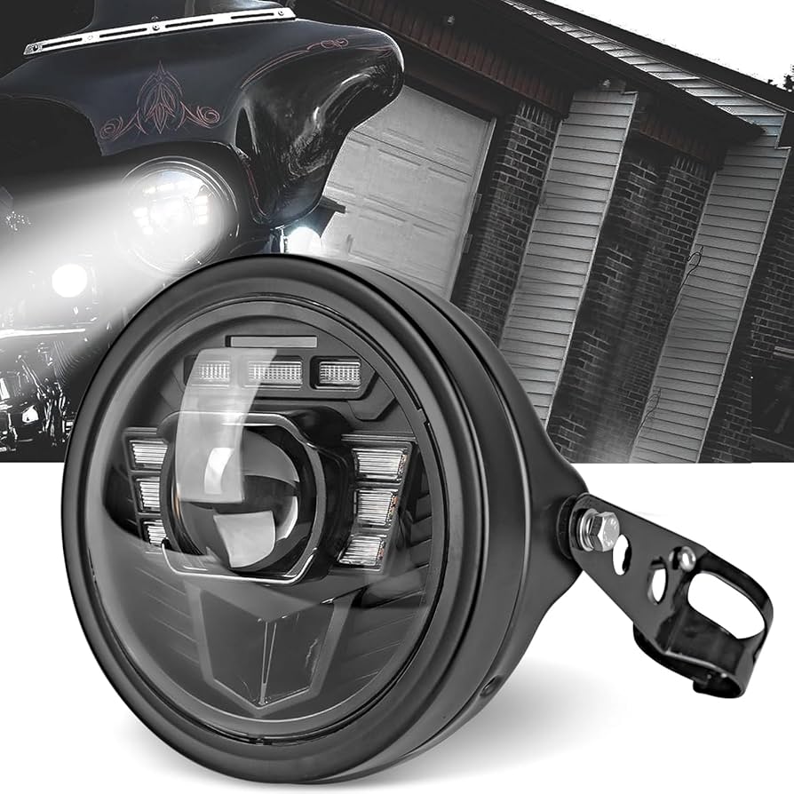 Amazon.co.jp: Vancroser 7インチヘッドライトシ 機甲スタイル