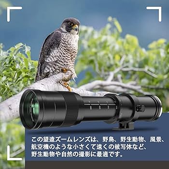 Amazon.co.jp: Lightdow 望遠 ズーム レンズ 420-800mm F/8.3-16 対応