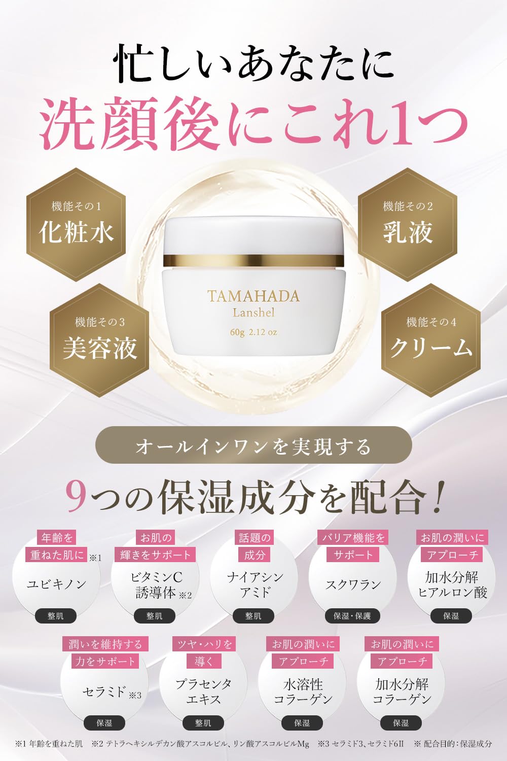 Amazon.co.jp: ソニャンド 珠肌 ランシェル オールインワンジェル