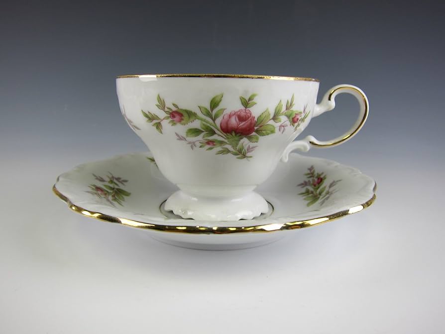 Amazon.com | Johann Haviland MOSS ROSE (Bavarian) Footed Cup