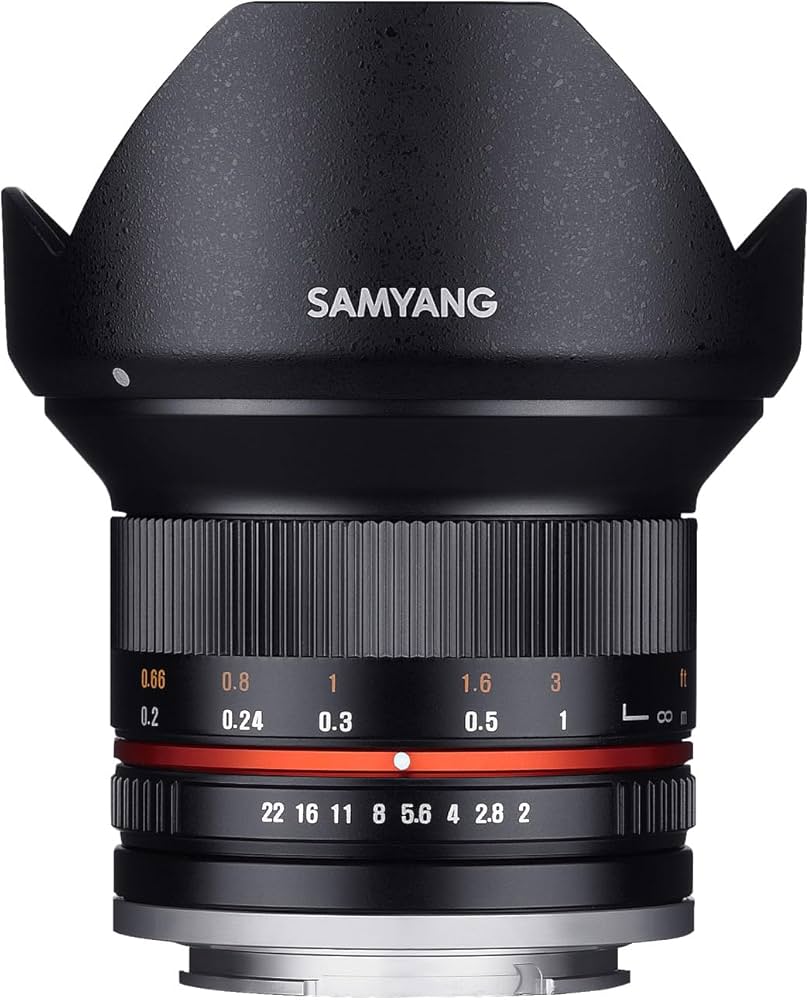 Amazon | SAMYANG 単焦点広角レンズ 12mm F2.0 ブラック ソニー αE用