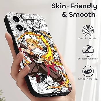 Amazon.co.jp: iPhone 16 ケース 鬼滅の刃 炎柱 煉獄杏寿郎