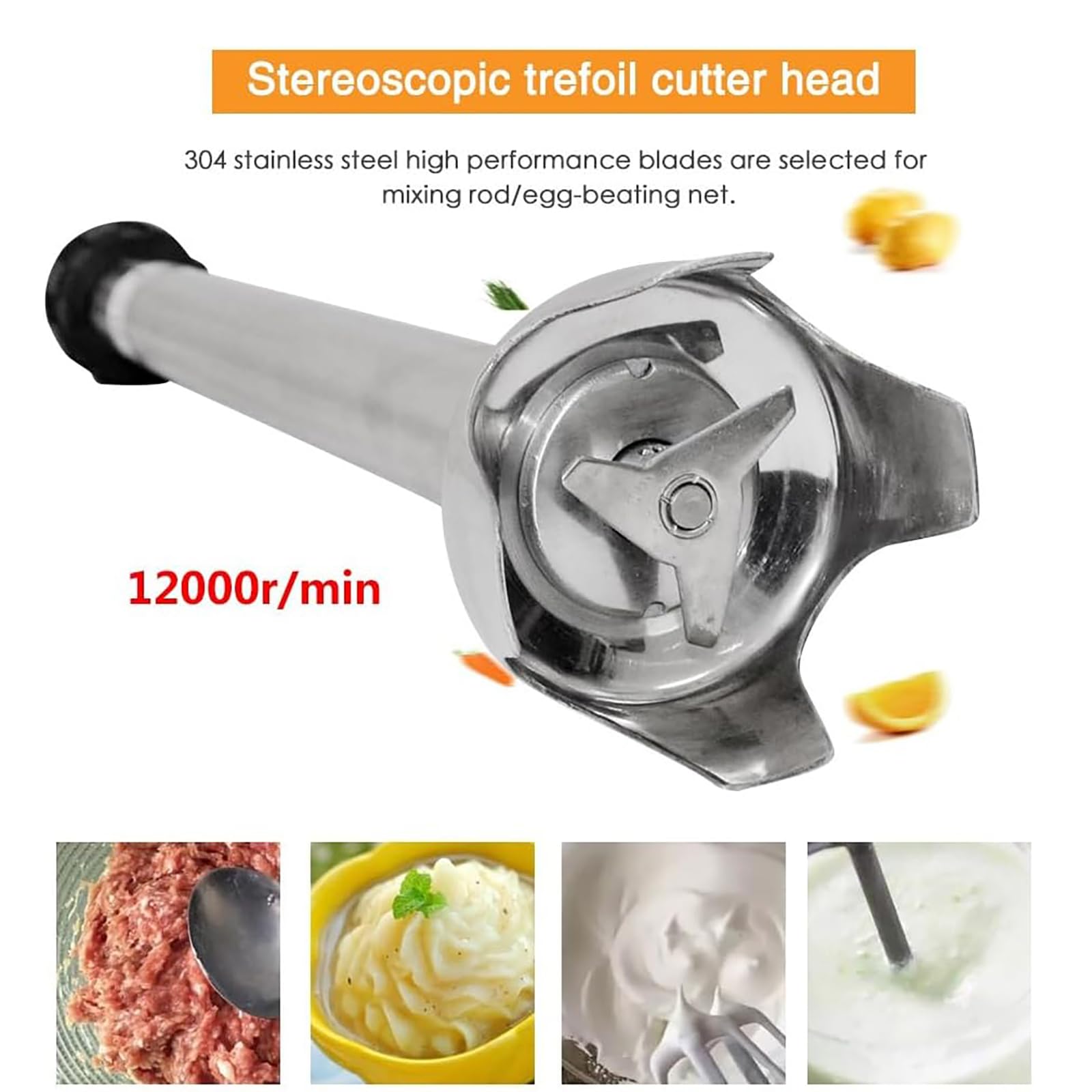 Amazon | ハンドブレンダースティック、1000W 業務用浸漬ブレンダー