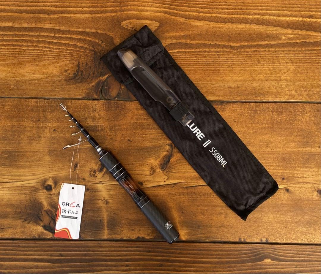 Amazon | スピニングテレスコロッド 5ft 渓流釣り トラウトロッド